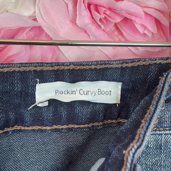 Jessica Simpson Rockin’ Curvy Bootcut Jeans Sz 30 - Picture 6 of 11
